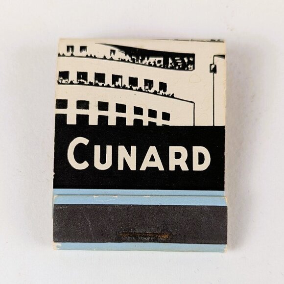 Vintage 50s Cunard Luxury Ocean Liner Matchbook - Picture 2 of 6